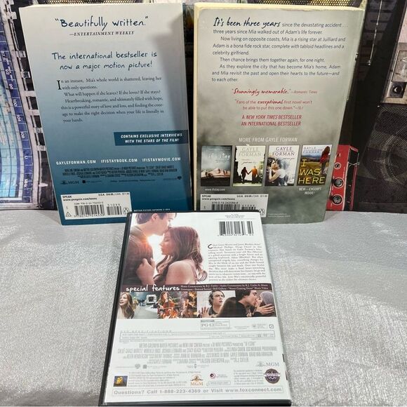 If I Stay / Where She Went - Gayle Forman BOOKS and DVD movie set - Picture 2 of 2